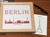 Buchstabengrafik Sehenswürdigkeiten Berlin