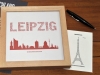 Buchstabengrafik Sehenswürdigkeiten Leipzig